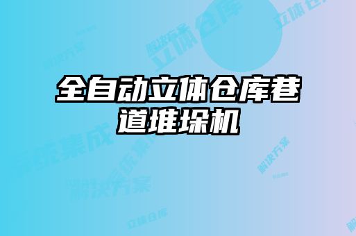 全自動立體倉庫巷道堆垛機(jī)