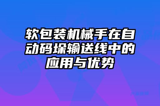 軟包裝機(jī)械手在自動碼垛輸送線中的應(yīng)用與優(yōu)勢